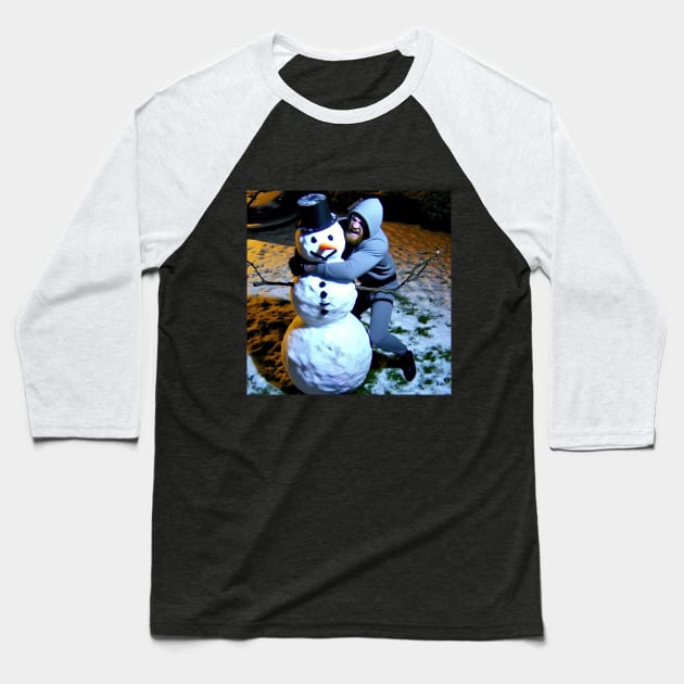 Conor Mcgregor vs Snowman 1/9 Baseball T-Shirt by Maverick Media